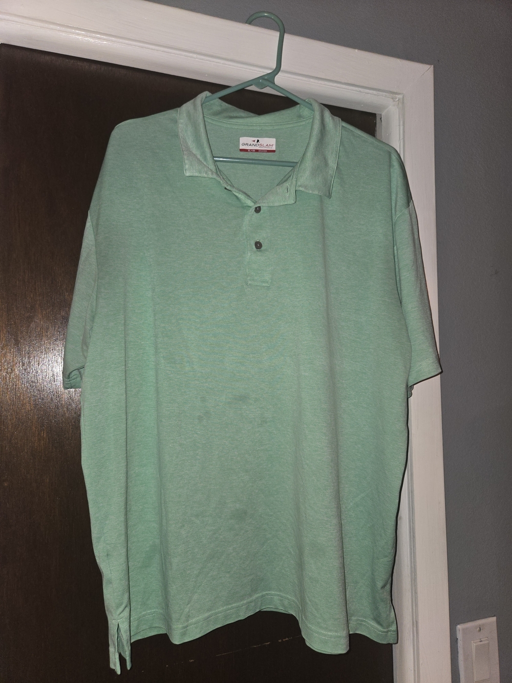 Grand Slam Mint Green Men’s Polo Shirt